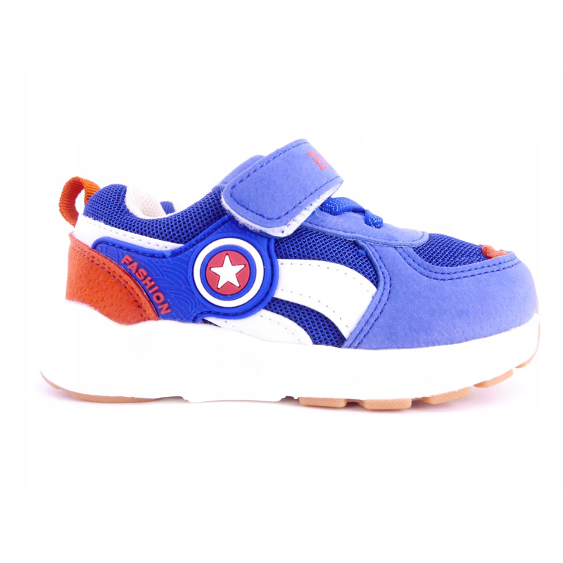 Adidasy dziecięce Bbwawa NIEBIESKIE RZEPY r25