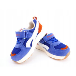 Adidasy dziecięce Bbwawa NIEBIESKIE RZEPY r25