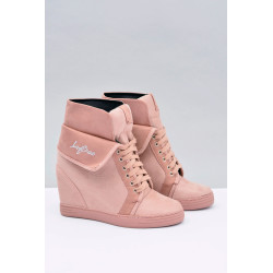 SNEAKERSY ZAMSZ PUDROWY RÓŻ LU BOO R 40