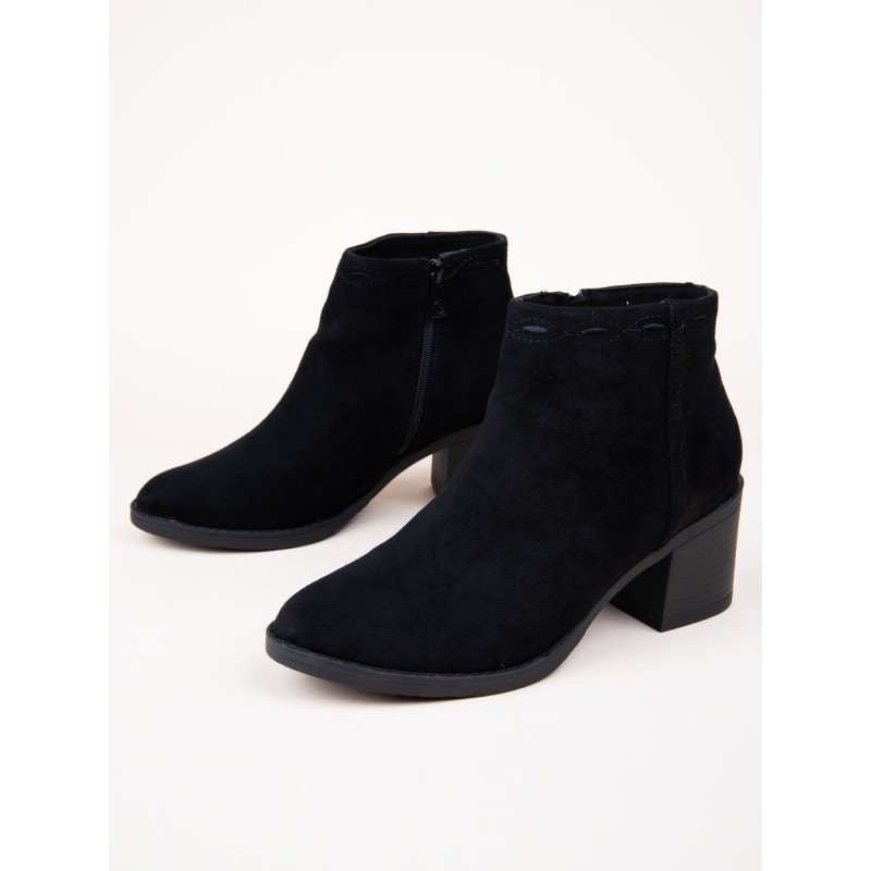 KYLIE CRAZY BOTKI CZARNE HAFT R41