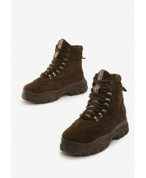 VICES SNEAKERSY TRAPERY BOTKI DAMSKIE KHAKI R39