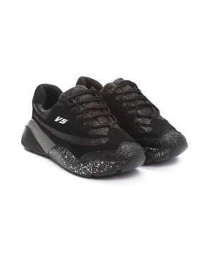 VICES SNEAKERSY SPORTOWE CZARNE EKO ZAMSZ R40