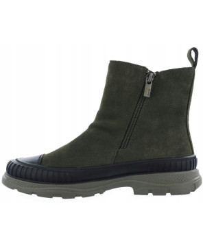 BOTKI BIG STAR SKÓRA NATURANA ZAMSZ KHAKI R40