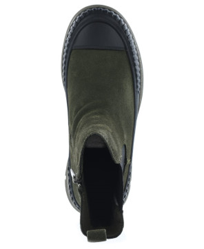 BOTKI BIG STAR SKÓRA NATURANA ZAMSZ KHAKI R40
