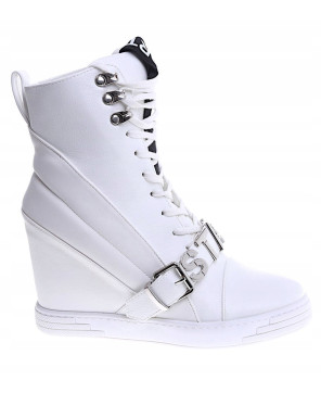 SEASTAR SNEAKERSY WYSOKIE BIAŁE EKO SKÓRA R39