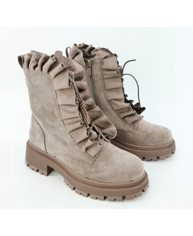 SEASTAR BOTKI WORKERY SZARO BEŻOWE EKOZAMSZ R39