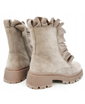 SEASTAR BOTKI WORKERY SZARO BEŻOWE EKOZAMSZ R39