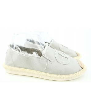 ESPADRYLE DAMSKIE SZARE LEKKIE WYGODNE R40