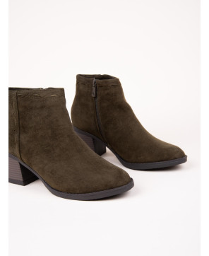 KYLIE CRAZY BOTKI KHAKI HAFT R40