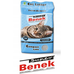 Super Benek Naturalny 25L Żwirek Dla Kota Compact Line