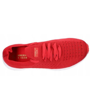 AMERICAN CLUB BUTY DAMSKIE SPORTOWE CZERWONE R38