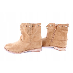 BELLA PARIS BOTKI NA KOTURNIE CAMEL R36