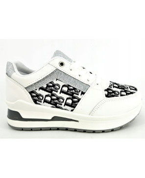 ADIDASY DAMSKIE SNEAKERSY BIAŁE NA PLATFORMIE R41