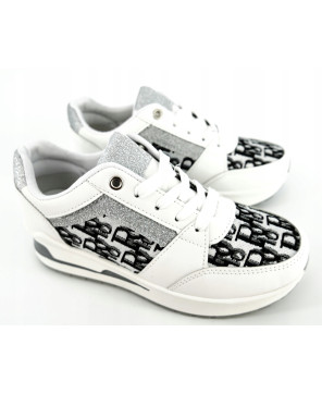 ADIDASY DAMSKIE SNEAKERSY BIAŁE NA PLATFORMIE R40
