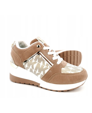 ADIDASY DAMSKIE NA KOTURNIE KHAKI BEŻOWE R39
