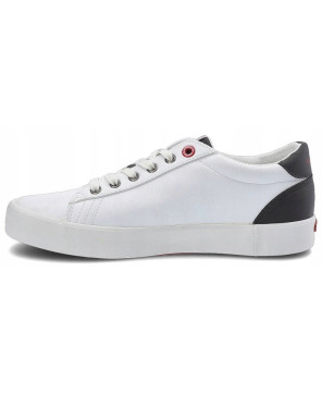 CROSS JEANS TRAMPKI PÓŁBUTY BIAŁE EKO SKÓRA R42