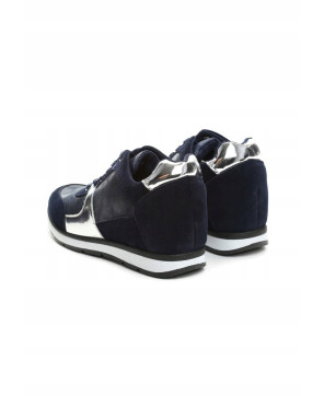 Sneakersy na koturnie BOTKI VICES r. 40 niebieskie
