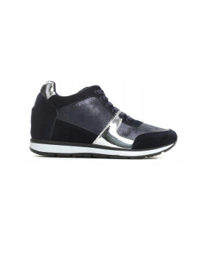 Sneakersy na koturnie BOTKI VICES r. 39 niebieskie