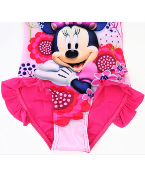 STRÓJ KĄPIELOWY MYSZKA MINNIE LICENCJA RÓŻ 104cm