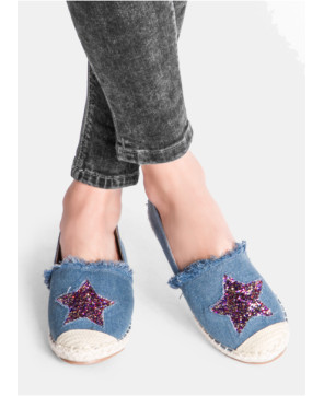 Jeansowe Balerinki Espadryle VICES r. 37