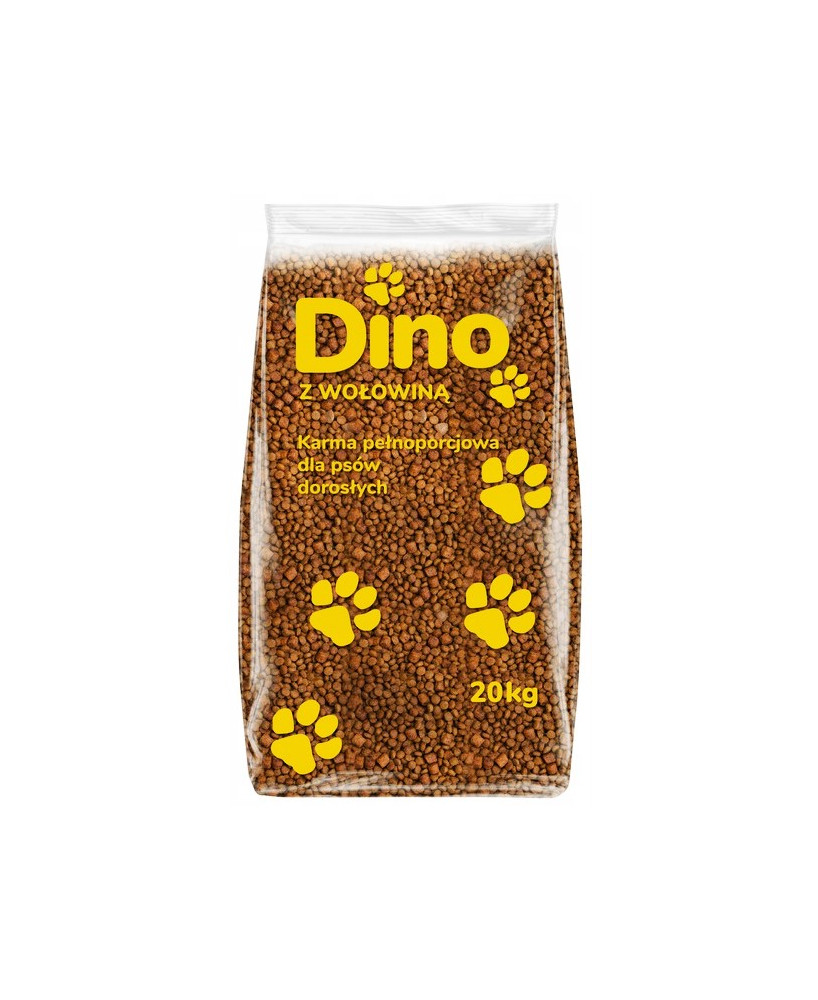 KARMA DLA PSA SUCHA DINO Z WOŁOWINĄ 20KG