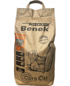 Super Benek Żwirek 14L Dla Kota Kukurydziany Bryza Morska