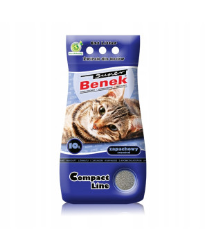 Super Benek Bryza Morska 10L Żwirek Dla Kota Compact Line