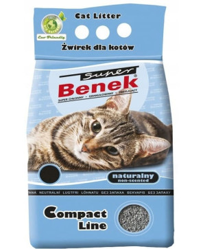 Super Benek Naturalny 10L Żwirek Dla Kota Compact Line