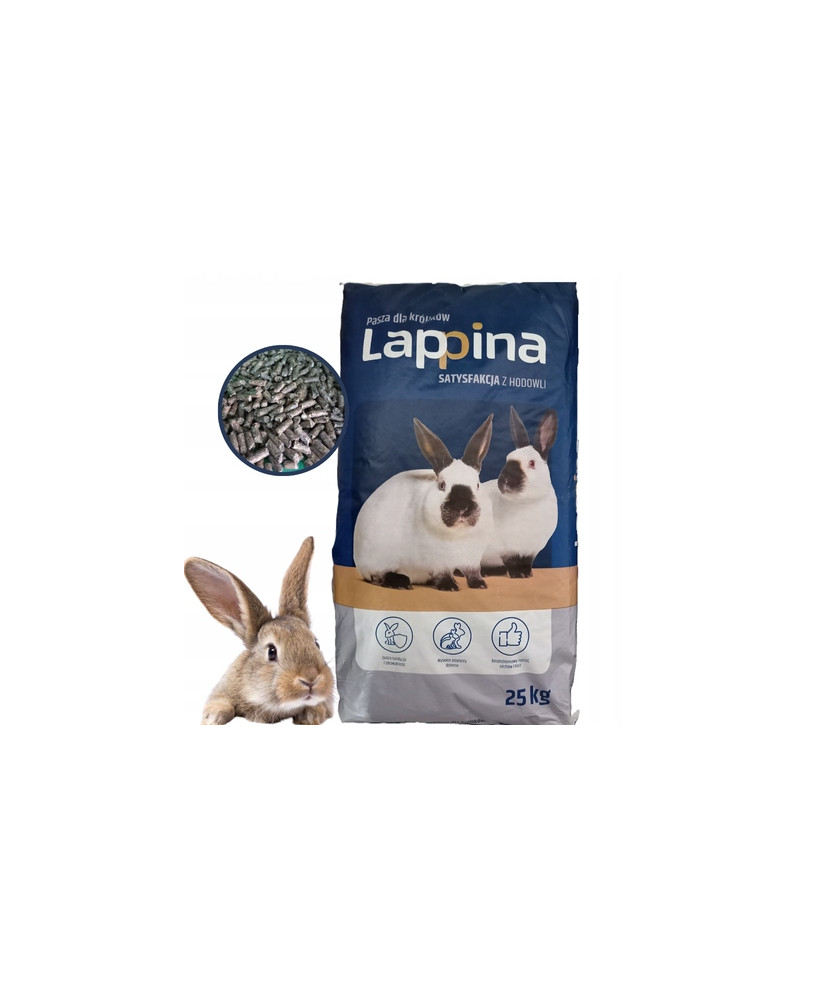 LAPPINA 1 PASZA LAPINA KARMA DLA KRÓLIKÓW SUPER TUCZ 25KG