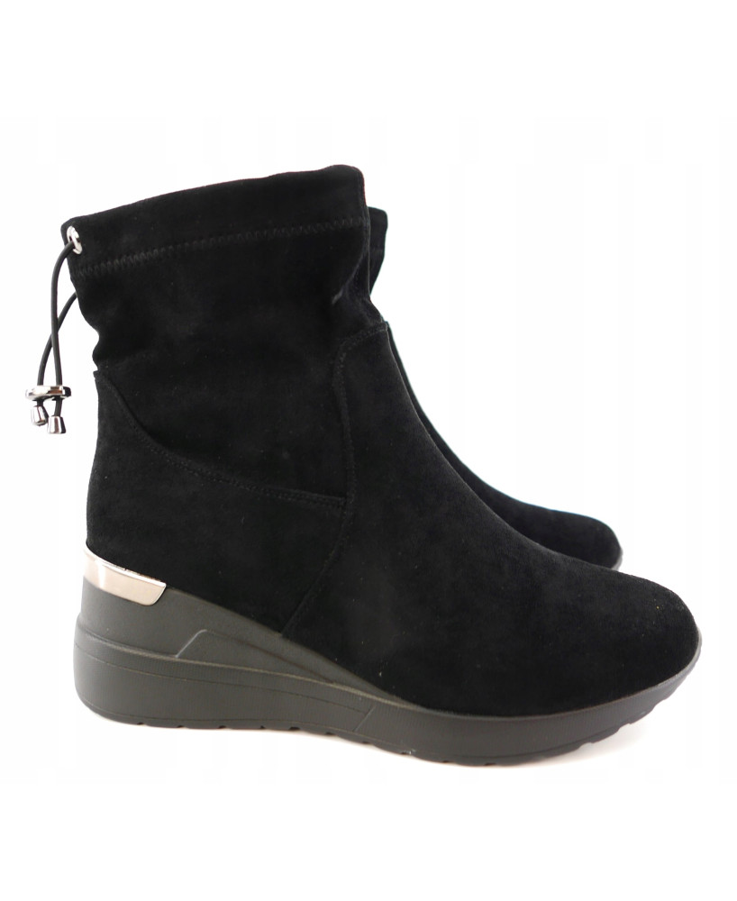 SNEAKERSY BOTKI CZARNE KOTURN R38