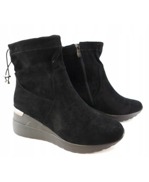 SNEAKERSY BOTKI CZARNE KOTURN R38