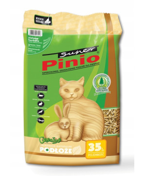 SUPER BENEK PINIO KOT GRYZONIE KRÓLIK NATURALNY 35L