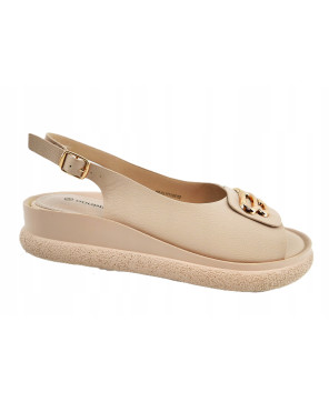 GOODIN SANDAŁY DAMSKIE BUTY LETNIE LEKKIE WYGODNE SKÓRA EKO R36