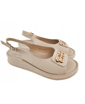 GOODIN SANDAŁY DAMSKIE BUTY LETNIE LEKKIE WYGODNE SKÓRA EKO R36