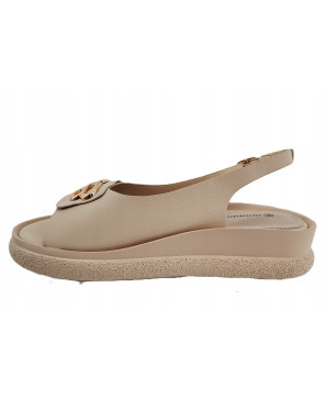 GOODIN SANDAŁY DAMSKIE BUTY LETNIE LEKKIE WYGODNE SKÓRA EKO R36