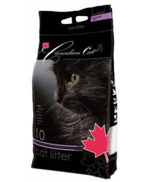 Canadian Cat Żwirek Dla Kota Lawenda 10L Zbrylający Bentonitowy Super Benek