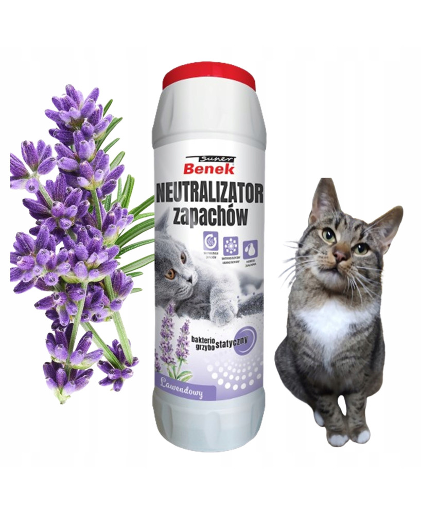 Granulat Super Benek Neutralizator walka z zapachem Lawendowy 500 ml 500 g