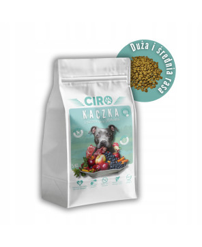Karma dla psa z kaczką 40% mięsa z suszonymi jabłkami 5 kg