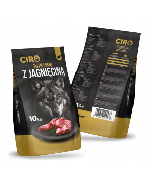 CIRO KARMA SUCHA DLA PSA Z JAGNIĘCINĄ 41% MIĘSA 10KG