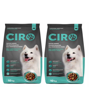 Karma sucha dla psa Ciro 10 kg wołowina wszystkie rasy Adult 30% MIĘSA