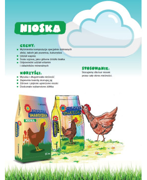 Karma dla kur Provimi Kokoszka Smakoszka pasza dla kur niosek 10 kg