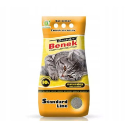 Super Benek Naturalny 10L Żwirek Dla Kota Standart Line