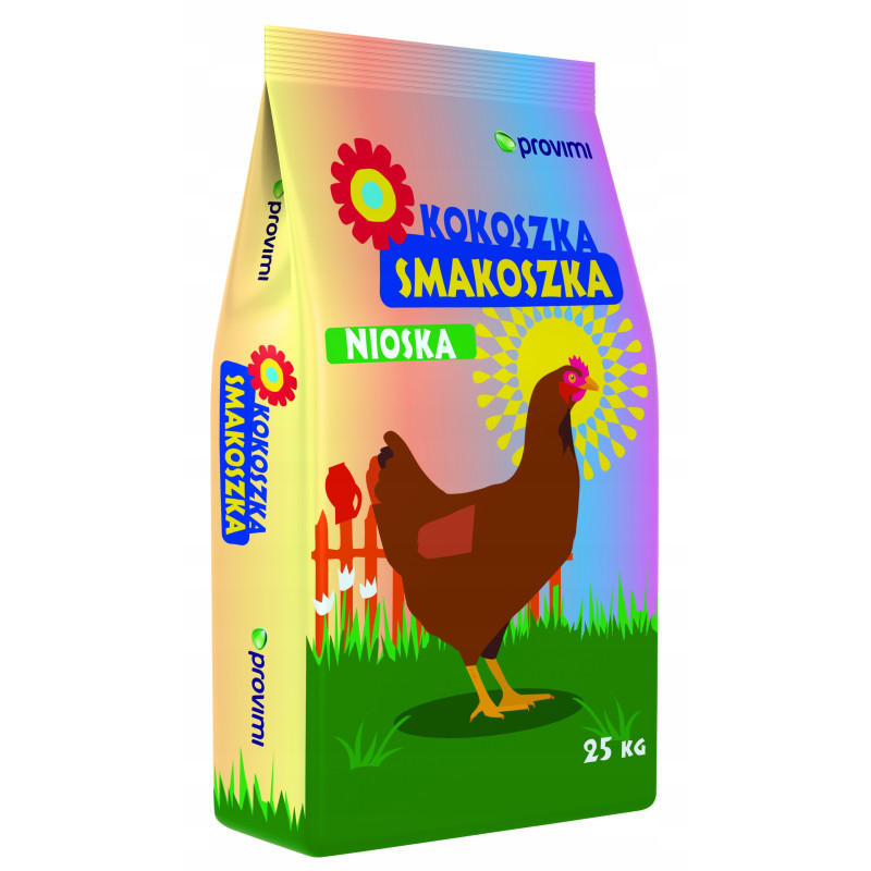 KOKOSZKA SMAKOSZKA SYPKA PASZA DLA KUR NIOSKA PROVIMI 25 kg