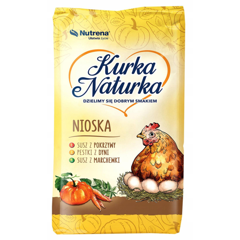 KURKA NATURKA GRANULAT PASZA DLA KUR NIOSKA NUTRENA 25 kg